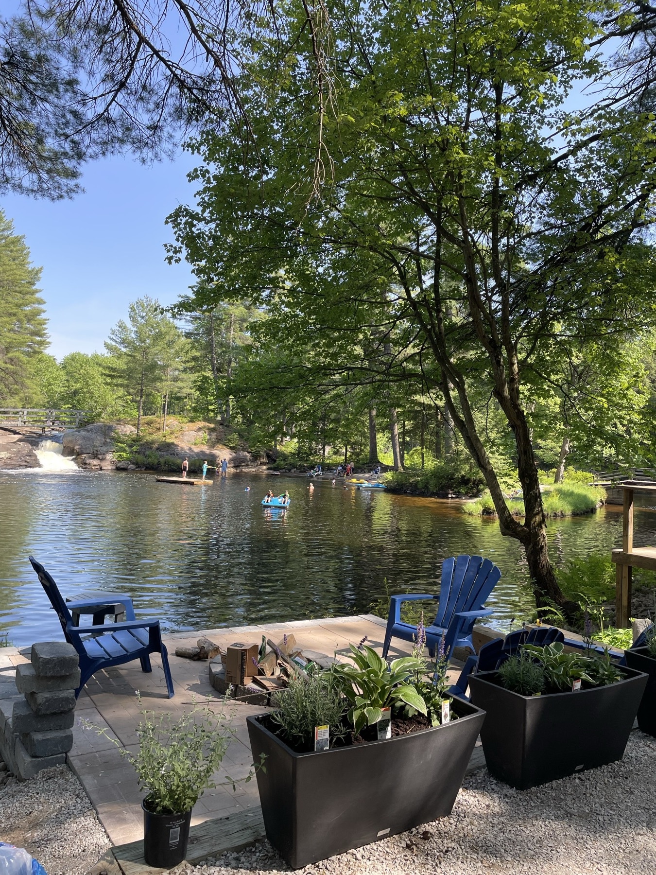 Muskoka Falls waterfront view